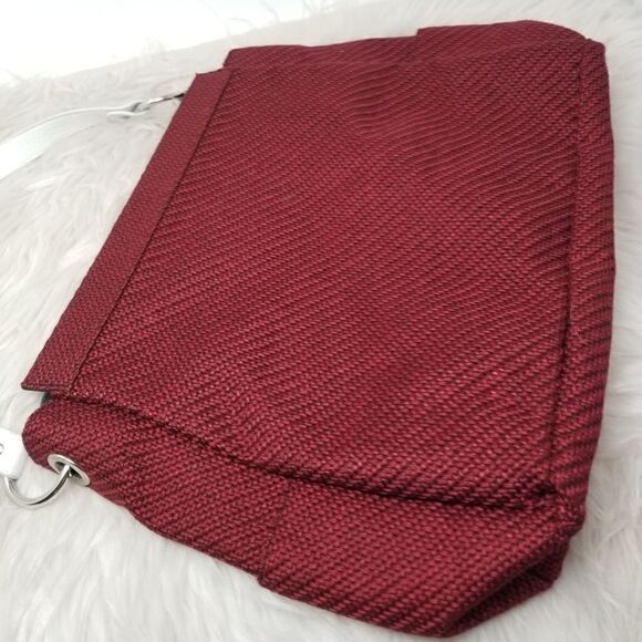 BURGANDY MICHE TOTE/SHOULDER BAG. - Picture 6 of 13